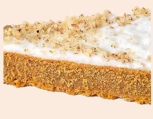 Vegan walnut carrot cake with pumpkin and tapioca at Café Frei Győr Belváros in Gyor