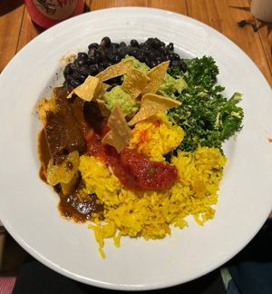 Yucatán Smack bowl! The tofu with mole was delicious!!!  at Plant Junkie - Front St in New York City