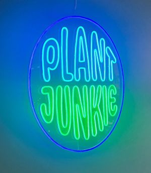 Store Sign  at Plant Junkie - Front St in New York City