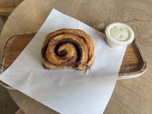 Cinnamon roll   at Laidrey in Tarzana