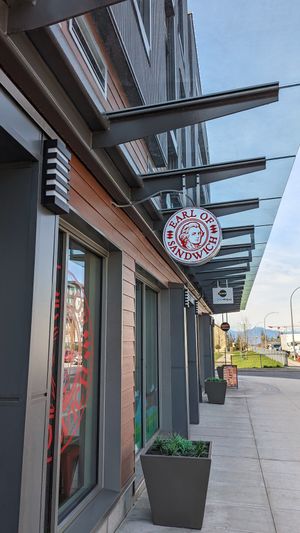 Entrance at Earl of Sandwich in Langley