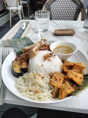 Tasty Vegan Combination at Little Bali Street Food in Surfers Paradise