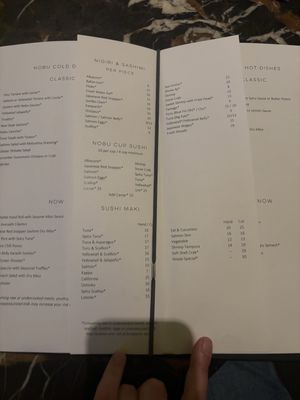   at Caesar's Palace - Nobu in Las Vegas