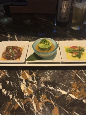 3 vegan tastings   at Caesar's Palace - Nobu in Las Vegas