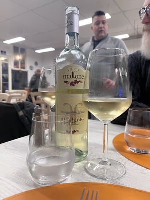 Vino from Liguria  at Food Corner in Genoa