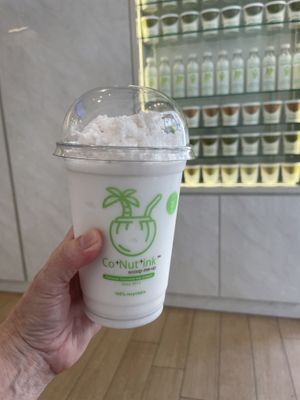 Original signature shake with extra coconut   at Co+Nut+Ink - Haji Ln in Central Singapore