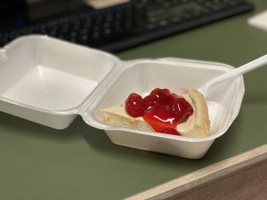 Vegan Cheesecake  at Eden's Vegans in Raleigh