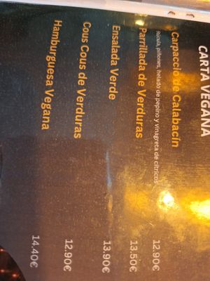 Carta at Pícaro 213 in Almeria