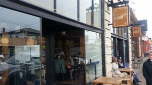 outside at Harlow in Portland