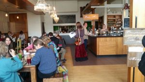 inside at Harlow in Portland