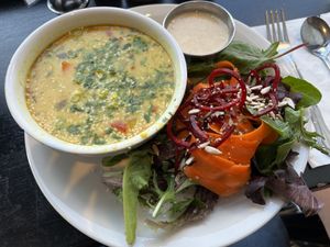 soup and a side combo — wonderful!  at Harlow in Portland