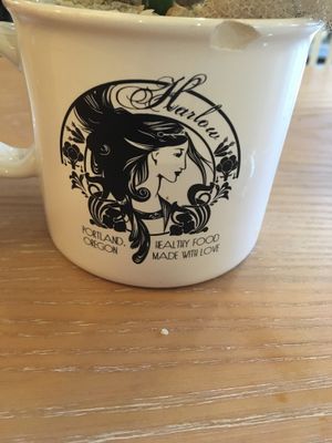 Ginger mint tea at Harlow in Portland