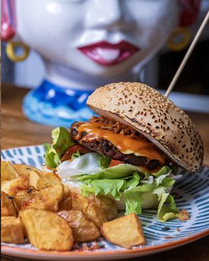 Burger vegana  at Local92 in Barcelona