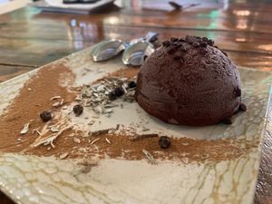 Desert chocolate  at Local92 in Barcelona