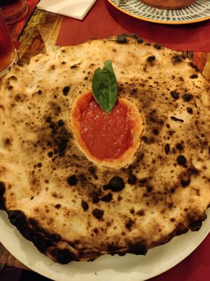 Vesuvio pizza at Local92 in Barcelona