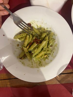 Penne al pesto  at Local92 in Barcelona