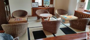 Genkan room remove your shoes) at Kitsuné & Tanuki in Colmar