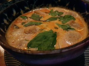 Red curry at Bodhi Vegan Living - St George in Hamburg