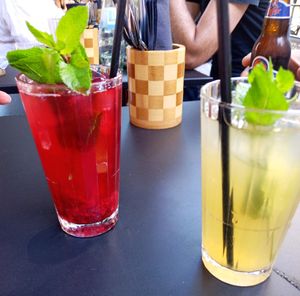 Homemade lemonades at Bodhi Vegan Living - St George in Hamburg