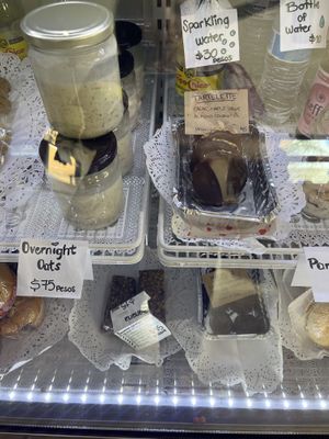 vegan tartelettes  at Kijote Craft Coffee in El Sargento