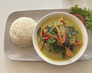 Thai Green Curry Tofu  at Paphada's Authentic Thai Cuisine in Sheffield