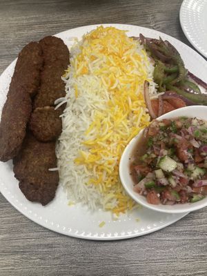 Kabob  at Neek Vegan in Duluth