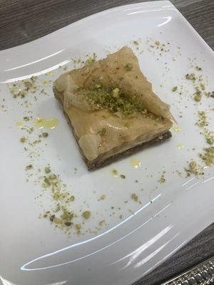 Pistachio Baklava  at Neek Vegan in Duluth