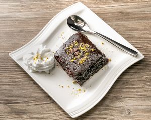 Chocolate Cake at Neek Vegan in Duluth