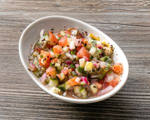 Shirazi Salad  at Neek Vegan in Duluth