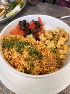 Tofu bowl  at Neek Vegan in Duluth