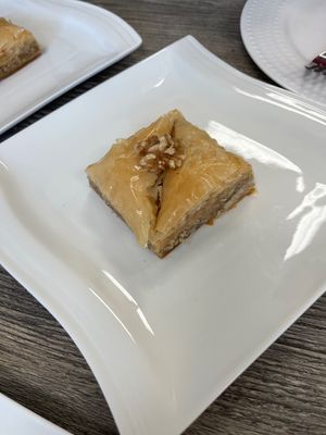 Walnut baklava   at Neek Vegan in Duluth