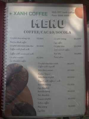 .  at Xanh Coffee in Thanh Hoa