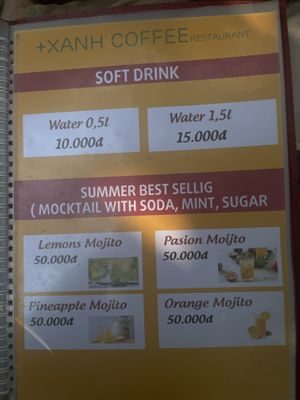 .  at Xanh Coffee in Thanh Hoa