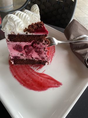 Vegan sour cherry cake.  at Gostilna GROF in Vransko