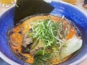 The Tantanmen which can be made vegan upon request.  at Koie Ramen in Oslo