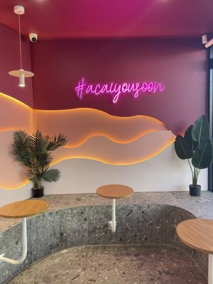 Seating   at Açaí Society in Coburg