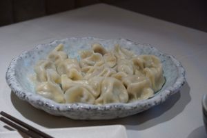 Dumplings at Liansu World in Beijing