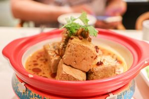 tofu at Liansu World in Beijing