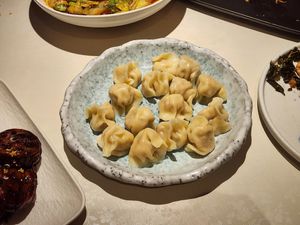Sauerkraut and tofu dumplings at Liansu World in Beijing