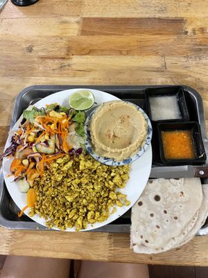 Scrambled tofu   at Kebab & Falafel Time 2 in Siem Reap