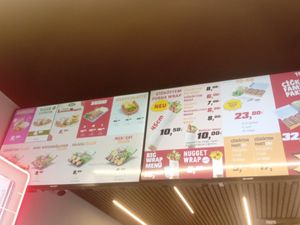 Menu at Cigköftem in Feldkirch
