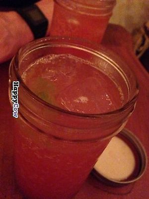 Strawberry Soda at Ravi Gastropub and Cafe in San Jose