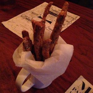Cheese sticks with herbs at Ravi Gastropub and Cafe in San Jose