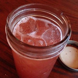 Strawberry Soda at Ravi Gastropub and Cafe in San Jose