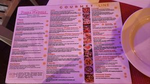 menu at Pizza Napoli in Noord