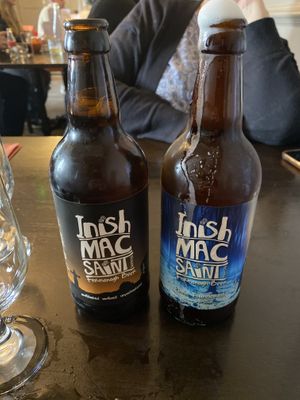 Local Northern Irish beers  at The Causeway Hotel in Bushmills