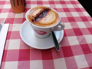 Cappucino at Cafe Jubilee  in Valletta