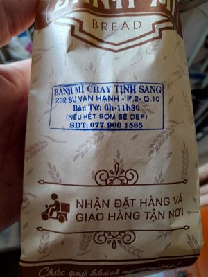 Details at Bánh Mì Chay Tịnh Sang in Ho Chi Minh City