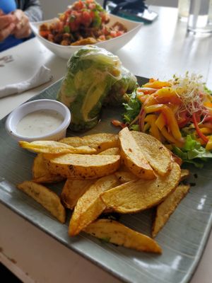 Rollitos de papel de arroz at Arbol de Seda in San Jose