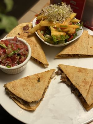 Quesadilla  at Arbol de Seda in San Jose